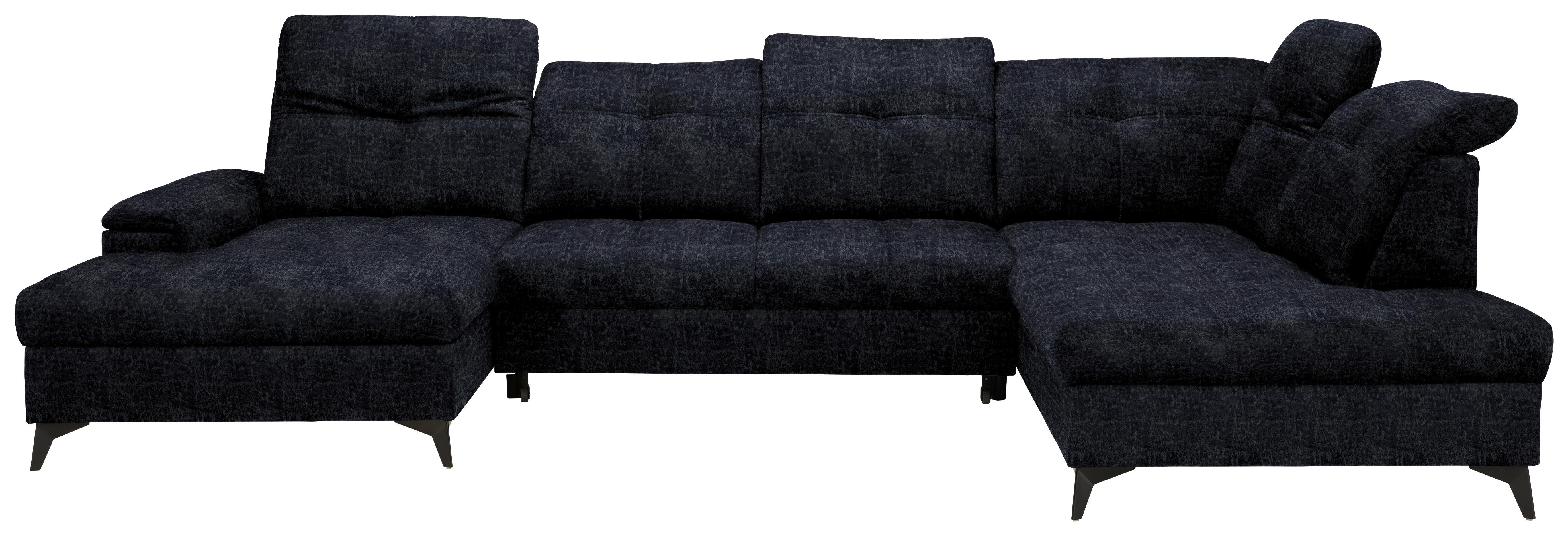 Sedacia súprava U SIERRA, pravá, antracitová INFINITY - antracitová, Modern, kov/textil (181/364/230cm) - Mömax