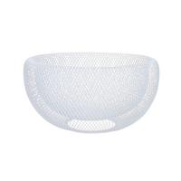 Obstschale Lena - Weiß, Basics, Metall (28,5/15cm) - Luca Bessoni