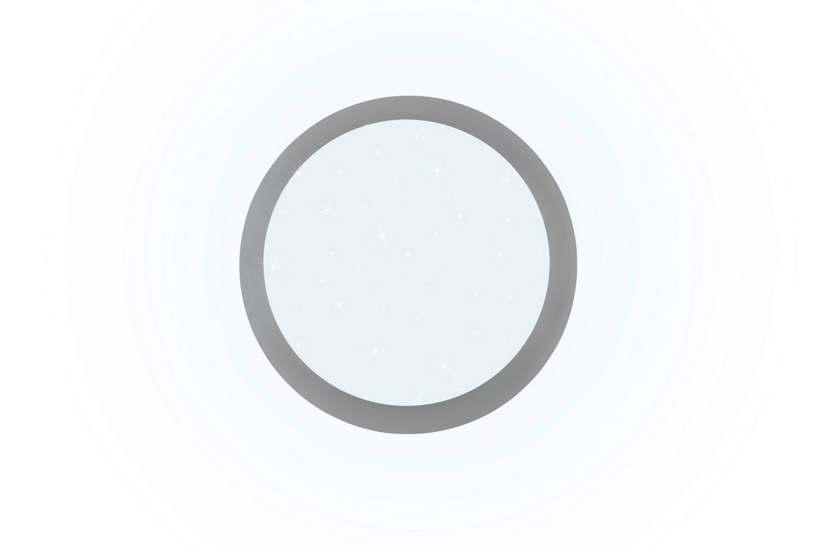 LED-Deckenleuchte Ø 48 cm Mit Farbwechsler und Fernbedienung - Weiß, Basics, Kunststoff (48/10,2cm) - Trio Leuchten