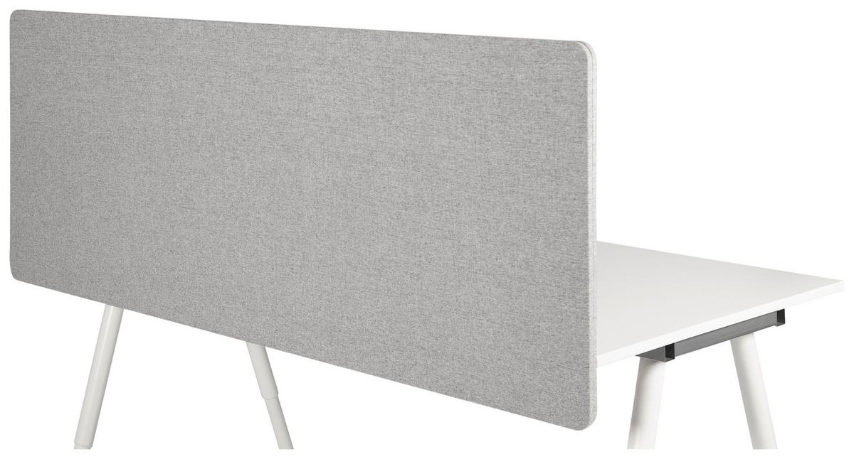 Trennwand Flexmiut D - Hellgrau, Basics, Kunststoff/Textil (160/62/2cm) - MID.YOU