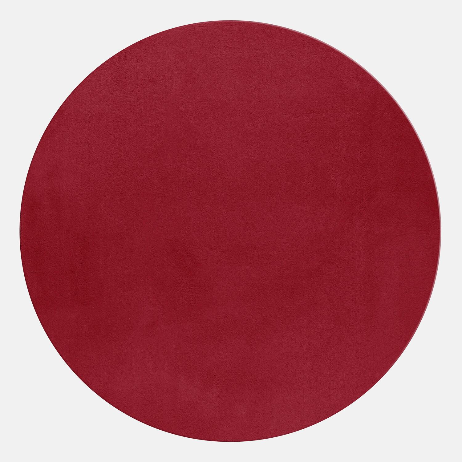 Hochflorteppich, Rot, F: 20mm Pouffy - Rot, Basics, Textil (200/200cm)
