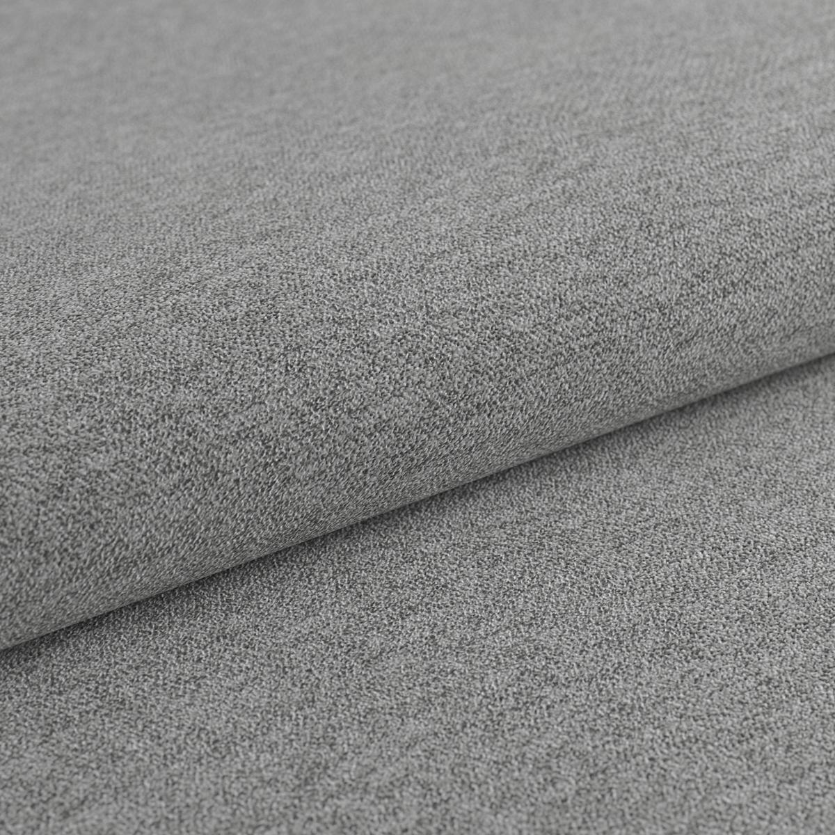 Eckbank Emma Ii - Eichefarben/Hellgrau, KONVENTIONELL, Holzwerkstoff/Textil (185/150cm)