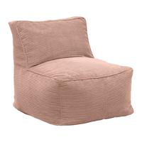 Sedací vak CAROLINE, růžový manšestr, max. 90 kg - růžová, Moderní, textil (75/84/88cm) - Mömax