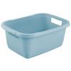 Wäschekorb Aenna Blau, 55x40x23 cm - Blau, Basics, Kunststoff (55/40/23cm)