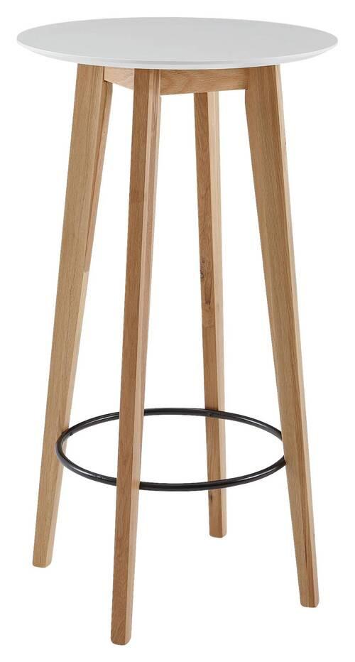 Stůl ke stání WOHNLING bílý - bílá, Moderní, dřevo/kompozitní dřevo (60/110/60cm) - MID.YOU