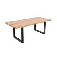 STOLNÍ DESKA INDUSTRIAL - přírodní barvy, Moderní, dřevo (180/4/95cm)