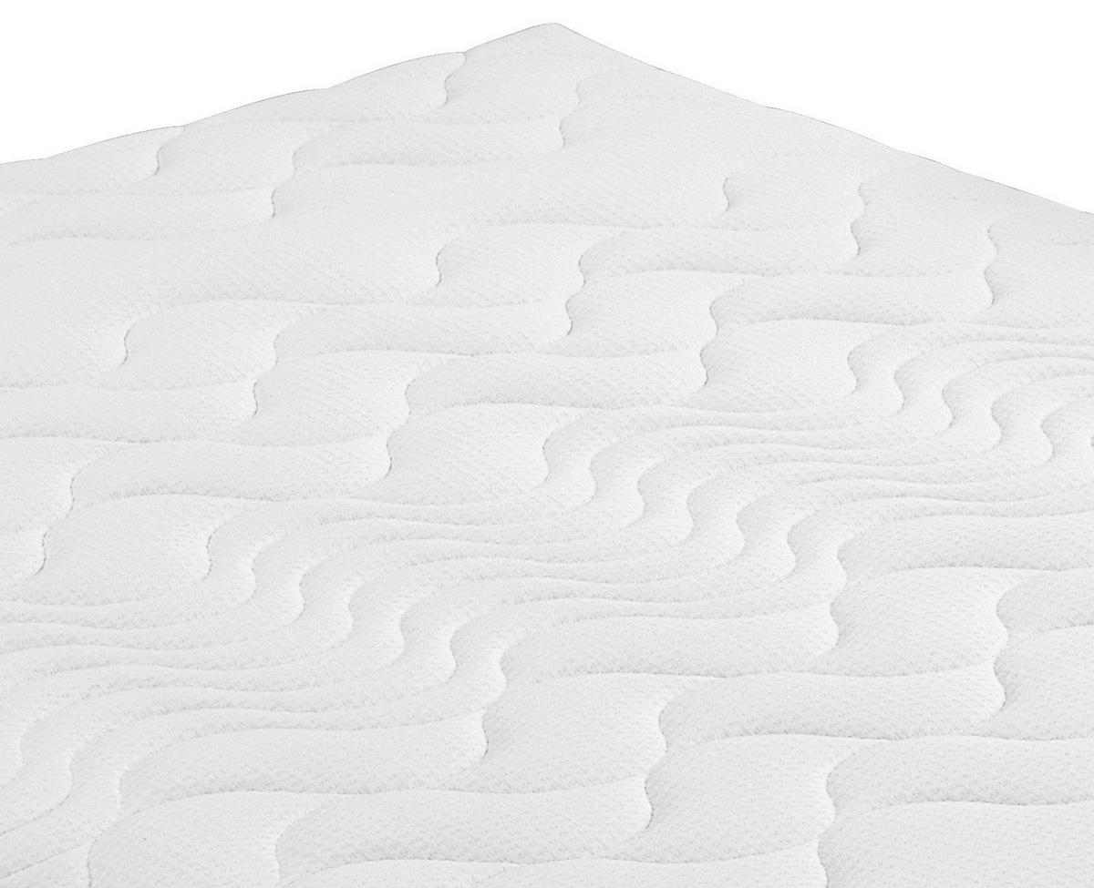 Komfortschaummatratze Ergo Duo 120x200 Cm H2 H: 22 Cm - Weiß, Textil (120/200cm) - Primatex