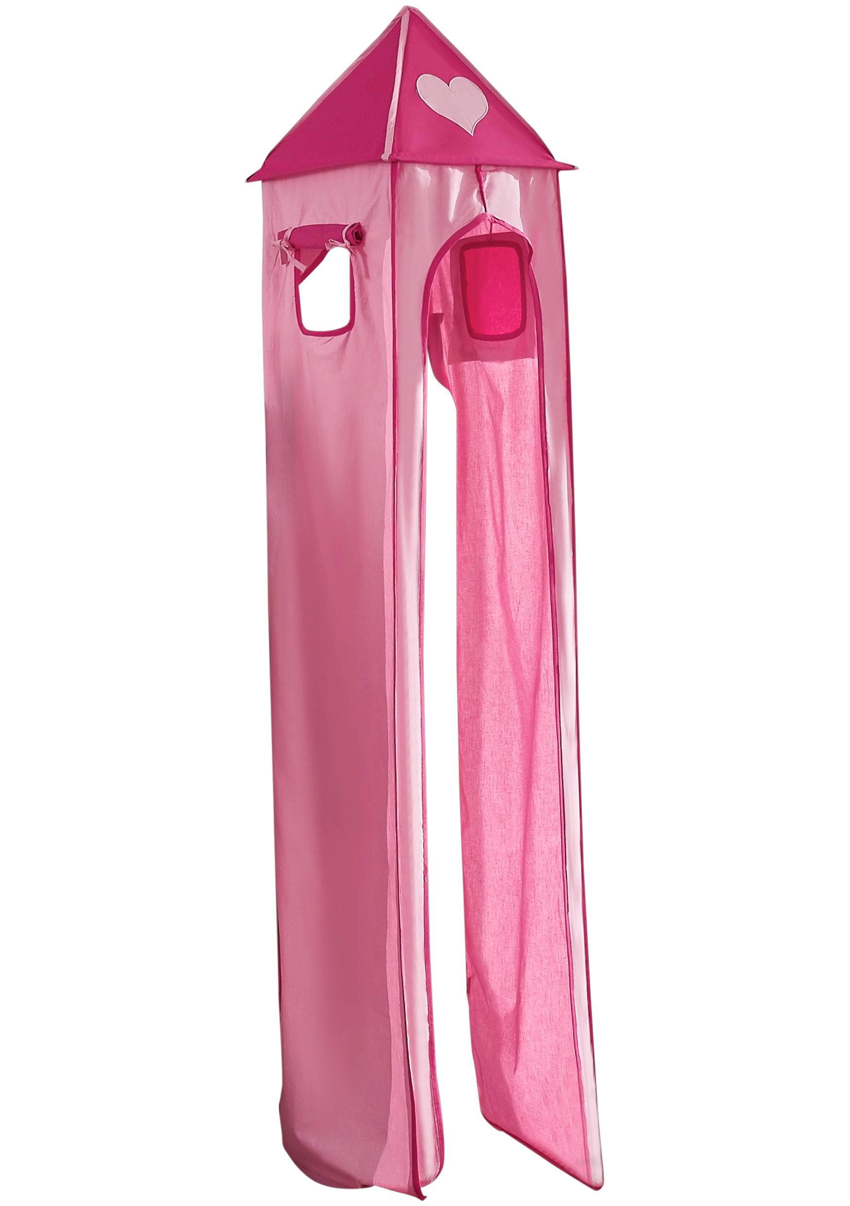 Turmset Rosa/Pink - Pink/Rosa, Design, Textil (40/240/40cm)