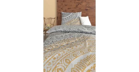 Bettwäsche Java - Grau/Honig, ROMANTIK / LANDHAUS, Textil - James Wood