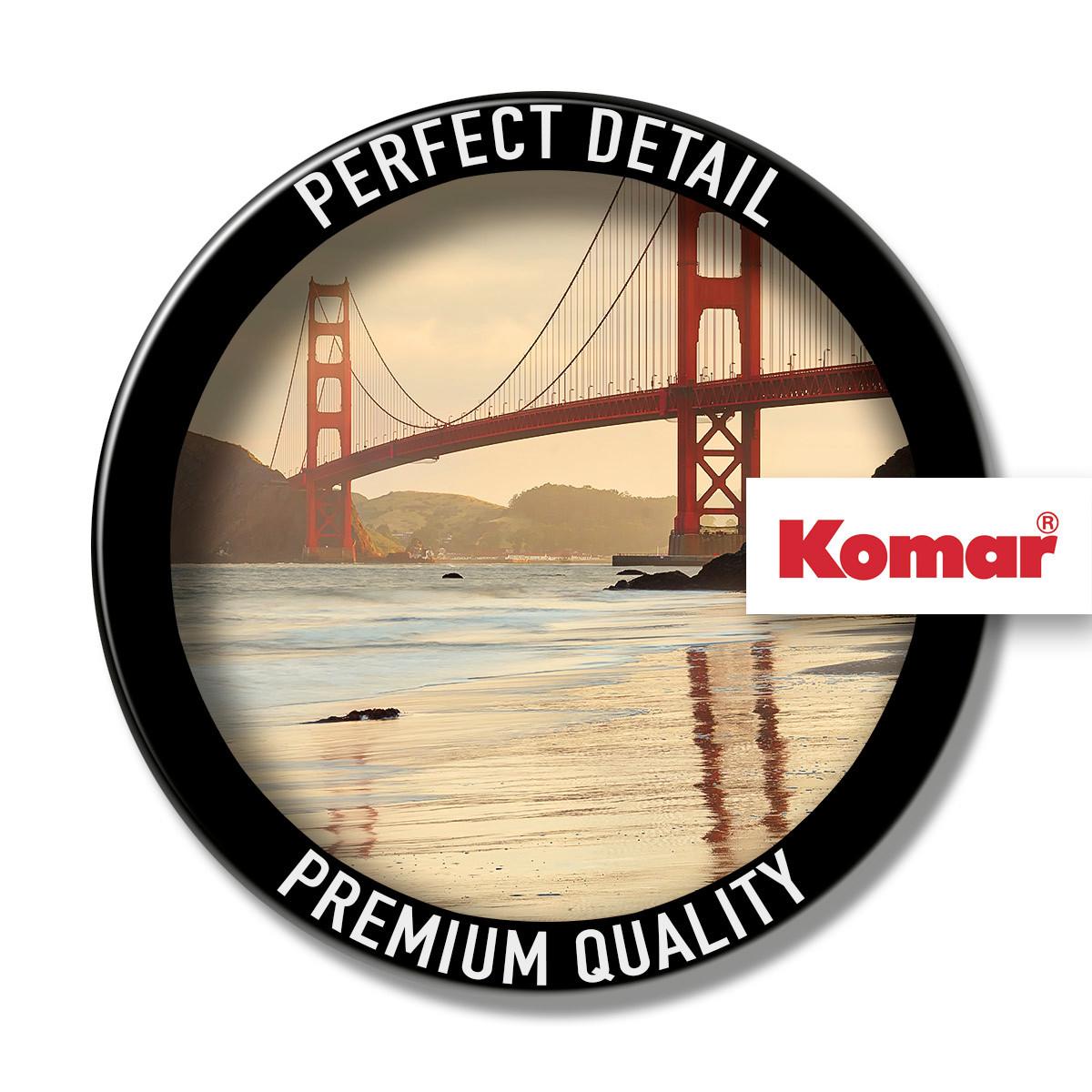 Vliestapete Golden Gate - Braun, Basics (400/260cm) - Komar
