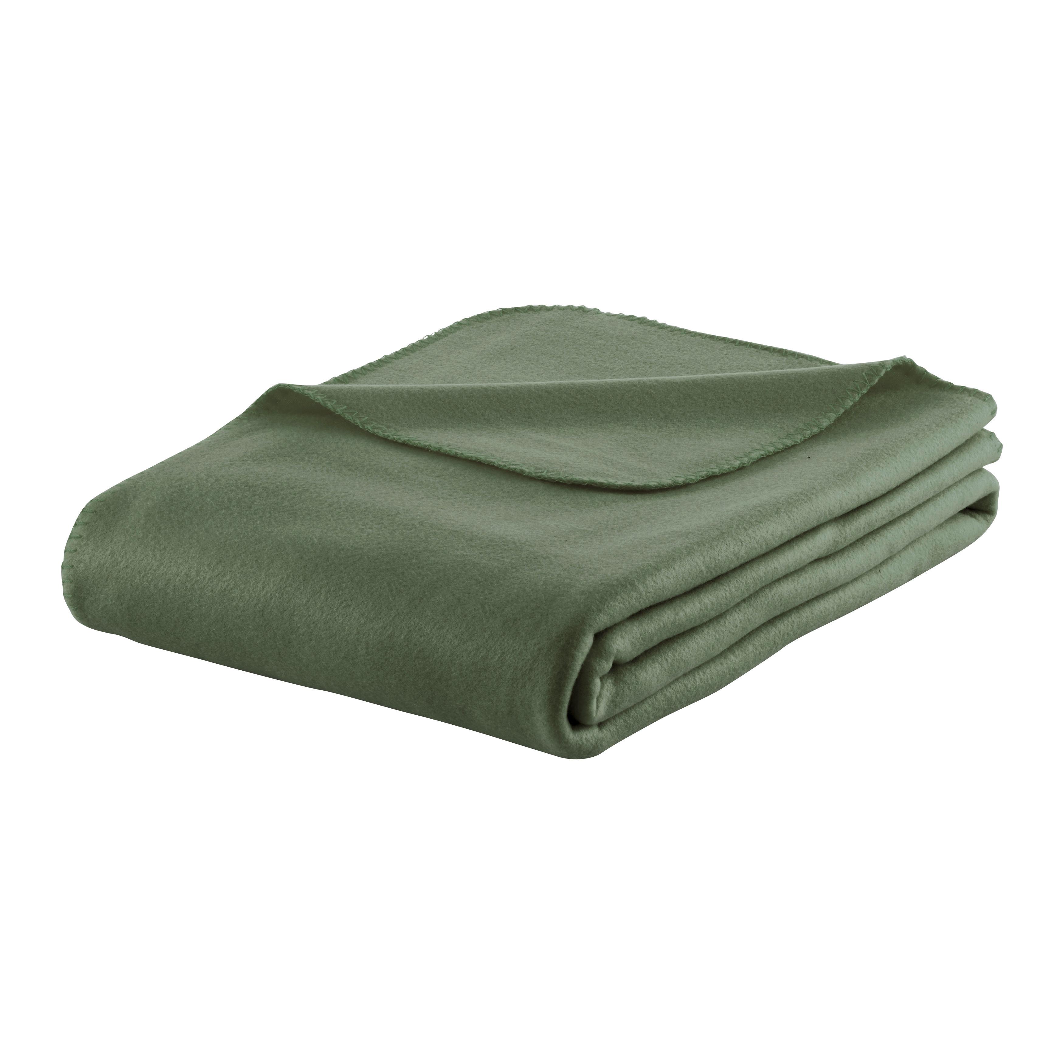FLEECOVÁ DEKA FELICITY - zelená, textil (140/200cm) - Mömax