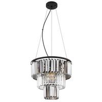 Függőlámpa 15695h Naxis - fekete/átlátszó, Basics, műanyag/üveg (40/120cm) - Globo