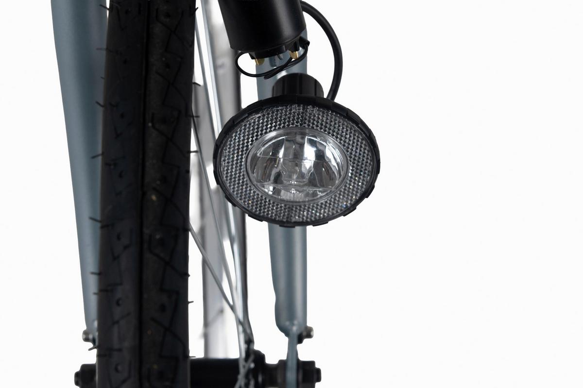 Citybike 26'' mit Korb DaCapo Cantaloupe grau - Grau, LIFESTYLE, Metall (25/140cm)
