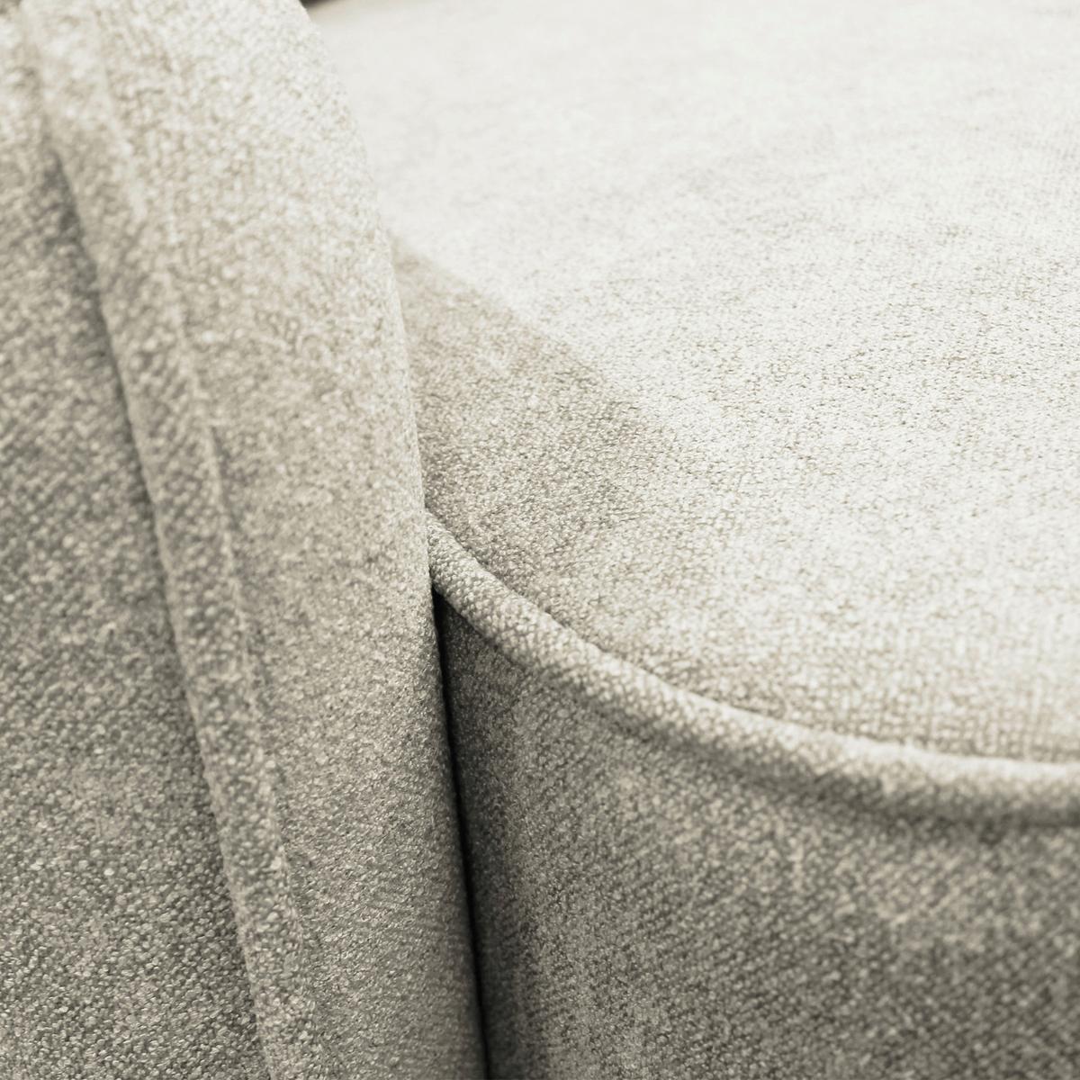 Ecksofa Fancy Creme 143x209 cm - Creme/Schwarz, Design, Textil (143/209cm) - MID.YOU