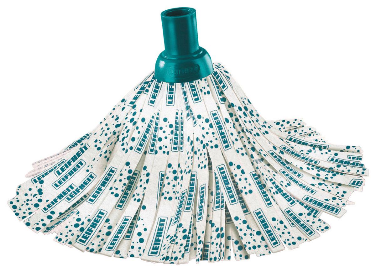 Ersatzmopp Classic Mop Viscose - Türkis/Weiß, Textil (32cm) - Leifheit