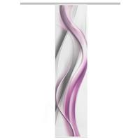 Flächenvorhang Cara - Pink/Weiß, Design, Textil (60/260cm)