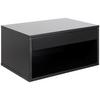 Éjjeliszekrény Cholet 50/24,3cm - fekete, Modern, faalapú anyag (50/24,3cm) - MID.YOU