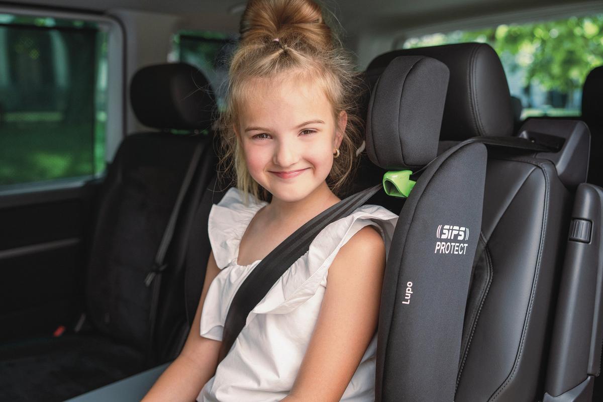 Kinderautositz Lupo I-Size - Schwarz, Basics, Kunststoff/Textil (44/62/48cm) - Osann