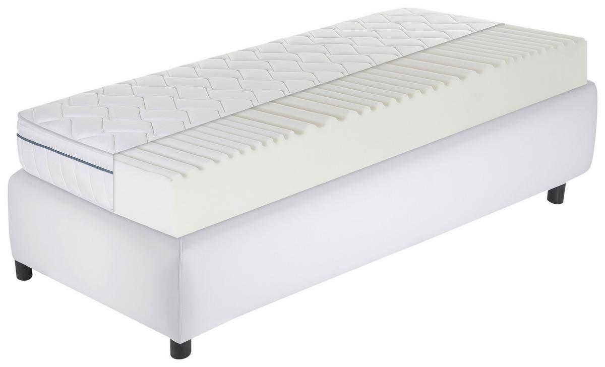 Kaltschaummatratze Air Wave 120x200 Cm H2/h3 H: 23 Cm - Weiß, Basics, Textil (120/200cm) - MID.YOU