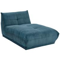 Modul Sofa Giselle Ottomane B: 105 Cm Cord Petrol - Petrol, Trend, Textil (105/80/185cm) - Livetastic