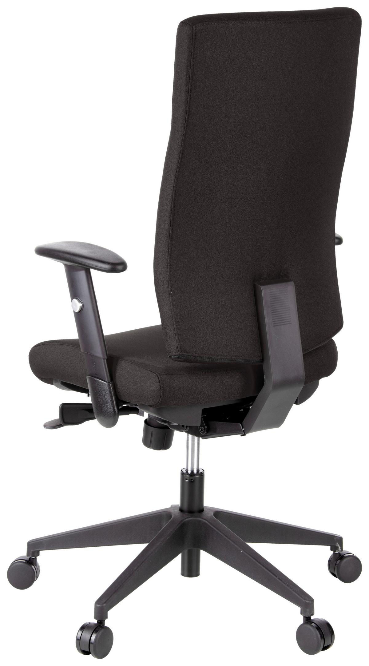 Drehstuhl Pro-Tec 300 Schwarz - Schwarz, MODERN, Kunststoff/Textil (57/125/53cm) - MID.YOU