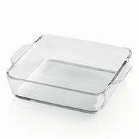 Auflaufform Gourmetmaxx Glas, LxBxH: 19x16x4,5 cm - Transparent, Basics, Glas (19/16/4,5cm)