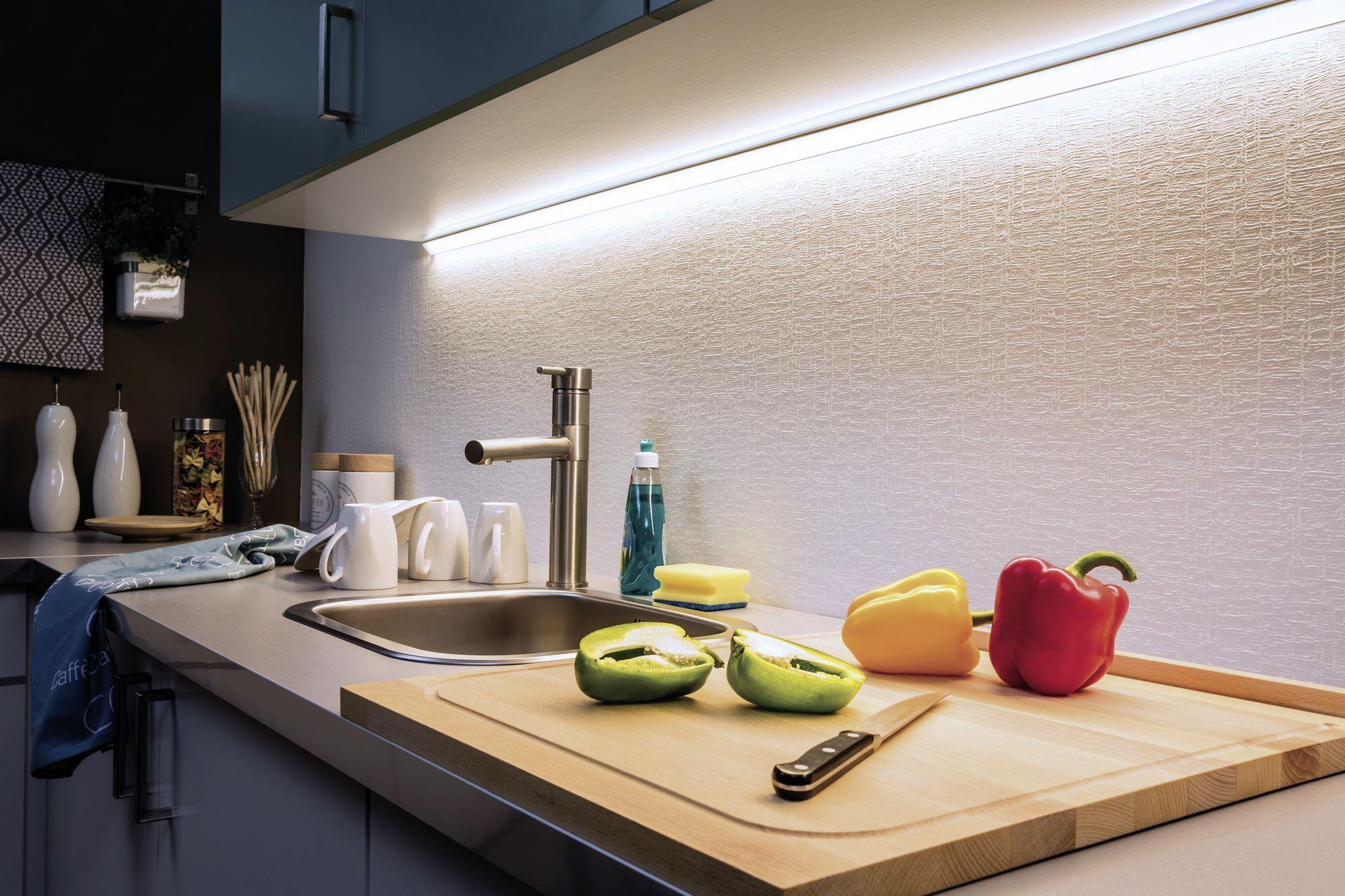 LED-Stripe 300-550 cm dimmbar - Silberfarben, Basics, Metall (300-550,0cm) - Paulmann