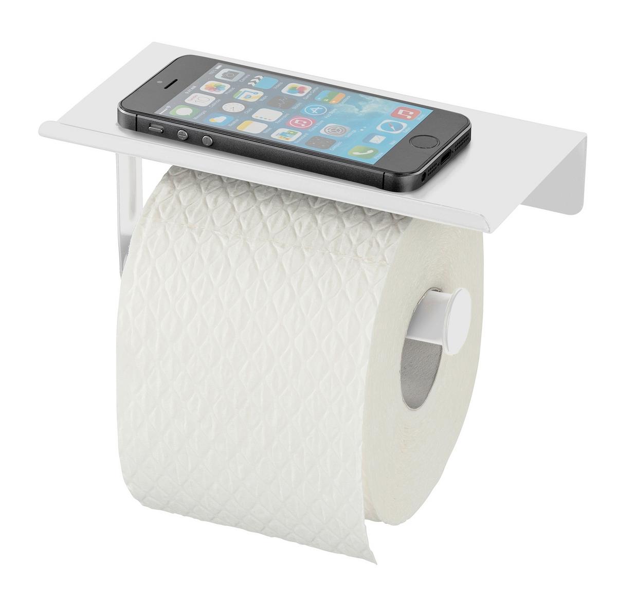 DRŽÁK NA TOALETNÍ PAPÍR ALLSTAR WALLI 70013400 - bílá, Konvenční, kov (18/9,5/7,5cm) - Wenko