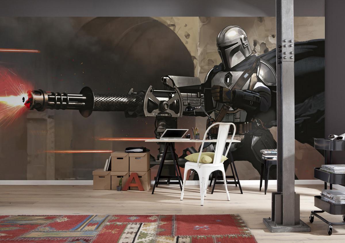 Fototapete The Mandalorian Blaster - Multicolor, Trend, Textil (500/250cm)