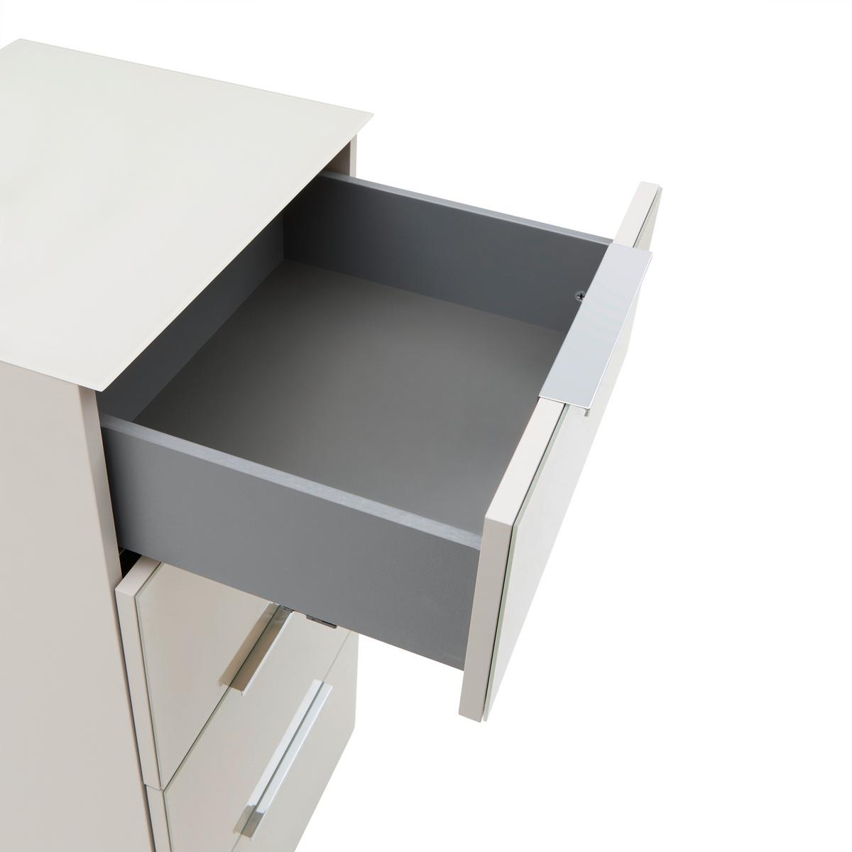 Komoda Siena š: 45 cm SIENA -EXKLUSIV- - čierna/kašmírová, Modern, kov/kompozitné drevo (45/99/40cm) - Mömax