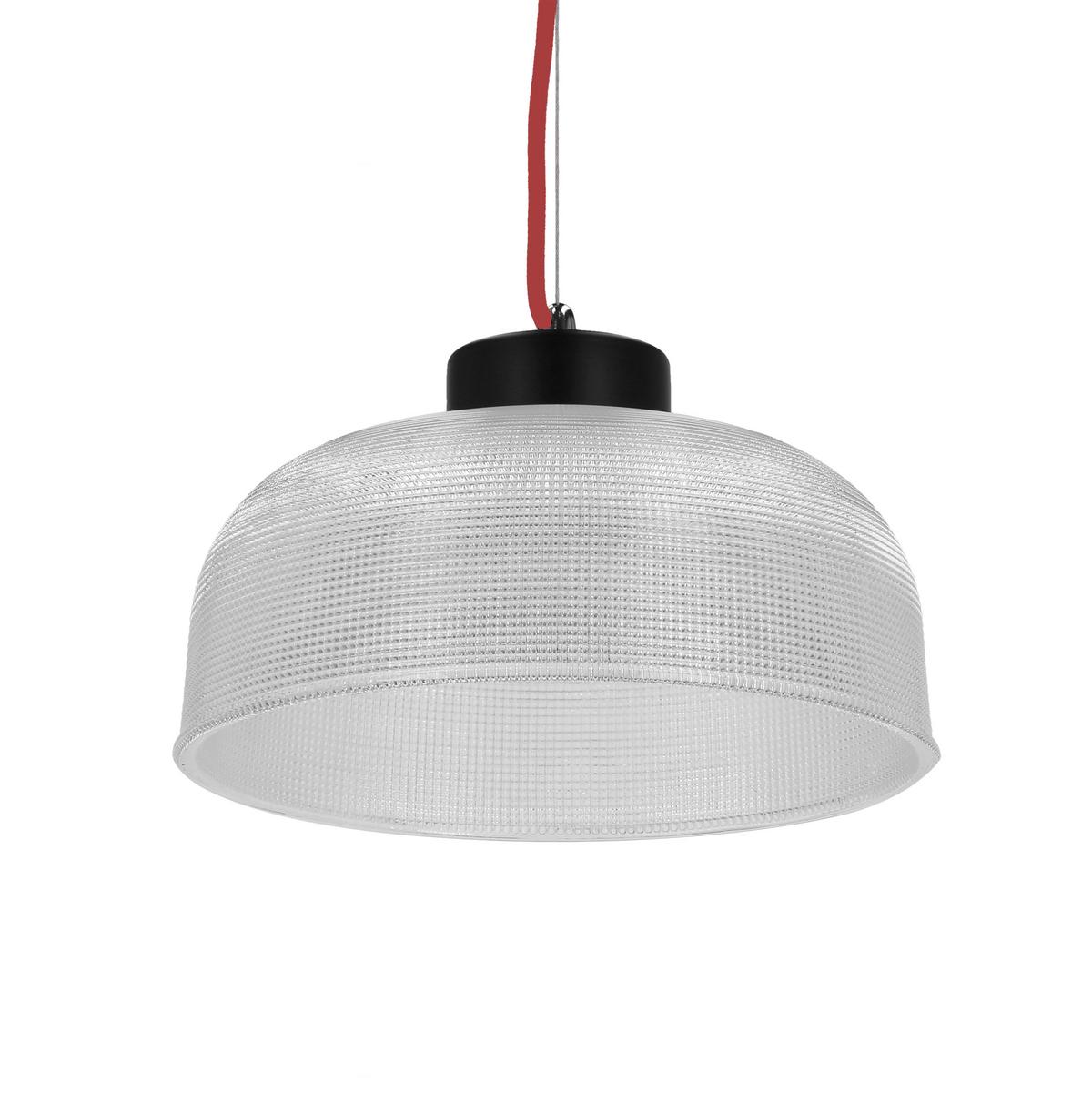 Pendelleuchte Liverpool 50101288 - Transparent/Rot, KONVENTIONELL, Glas/Metall (26.5/26.5/90cm)