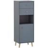 Midischrank Bjarne BxH: 40,3x 113,4 cm Petrol/Eiche - Blau/Petrol, MODERN, Holzwerkstoff (40,3/113,4/33,1cm) - MID.YOU