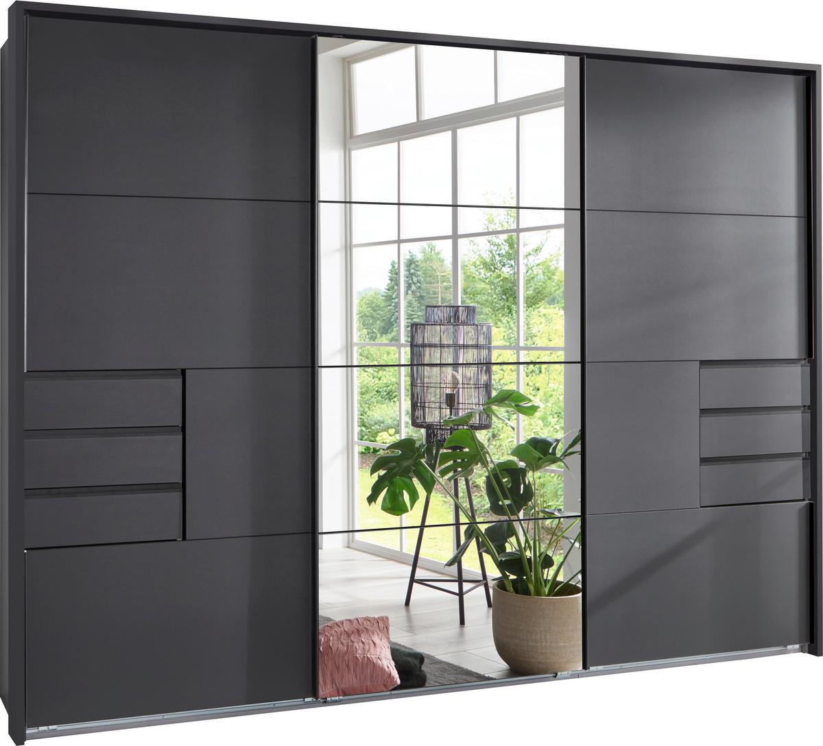 Passepartoutrahmen Saigon Graphitfarben, Für B: 270 Cm - Graphitfarben, MODERN, Holzwerkstoff (273/213/12cm) - MID.YOU