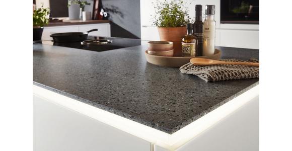 Einbauküche Fontana Frei Planbar Modern, Grifflos - Eichefarben/Anthrazit, MODERN, Holzwerkstoff - Vertico