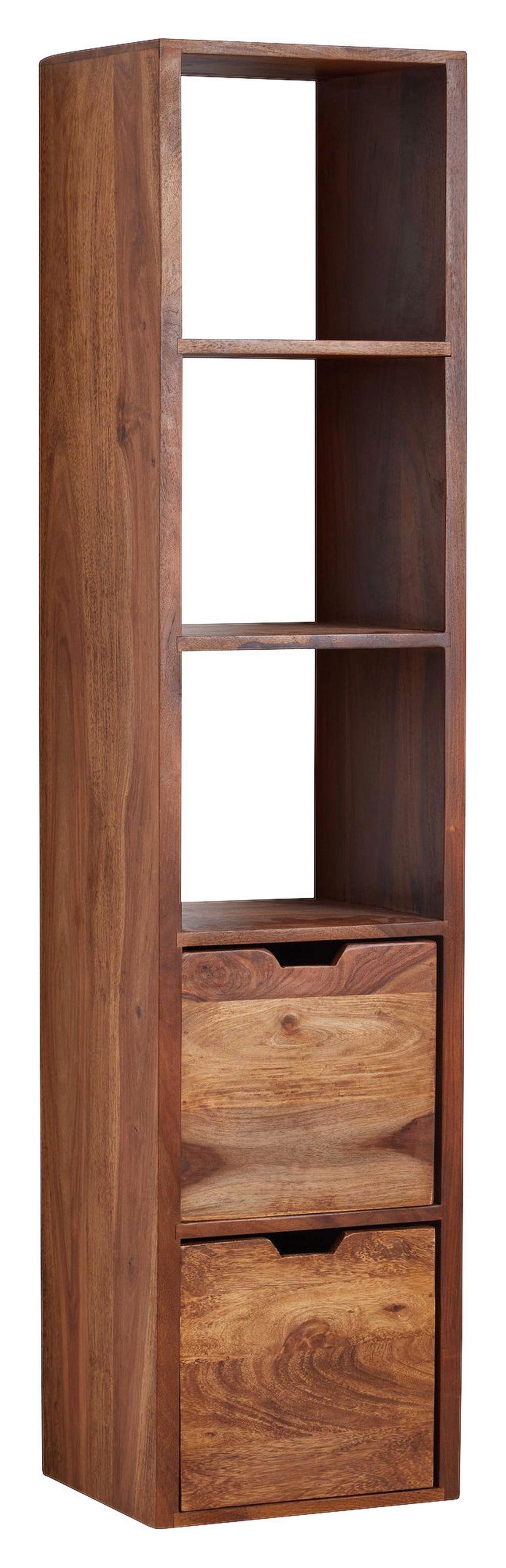 Wandregal Wohnling Sheeshamfarben B:35cm - Sheeshamfarben, MODERN, Holz (35/150/30cm) - MID.YOU