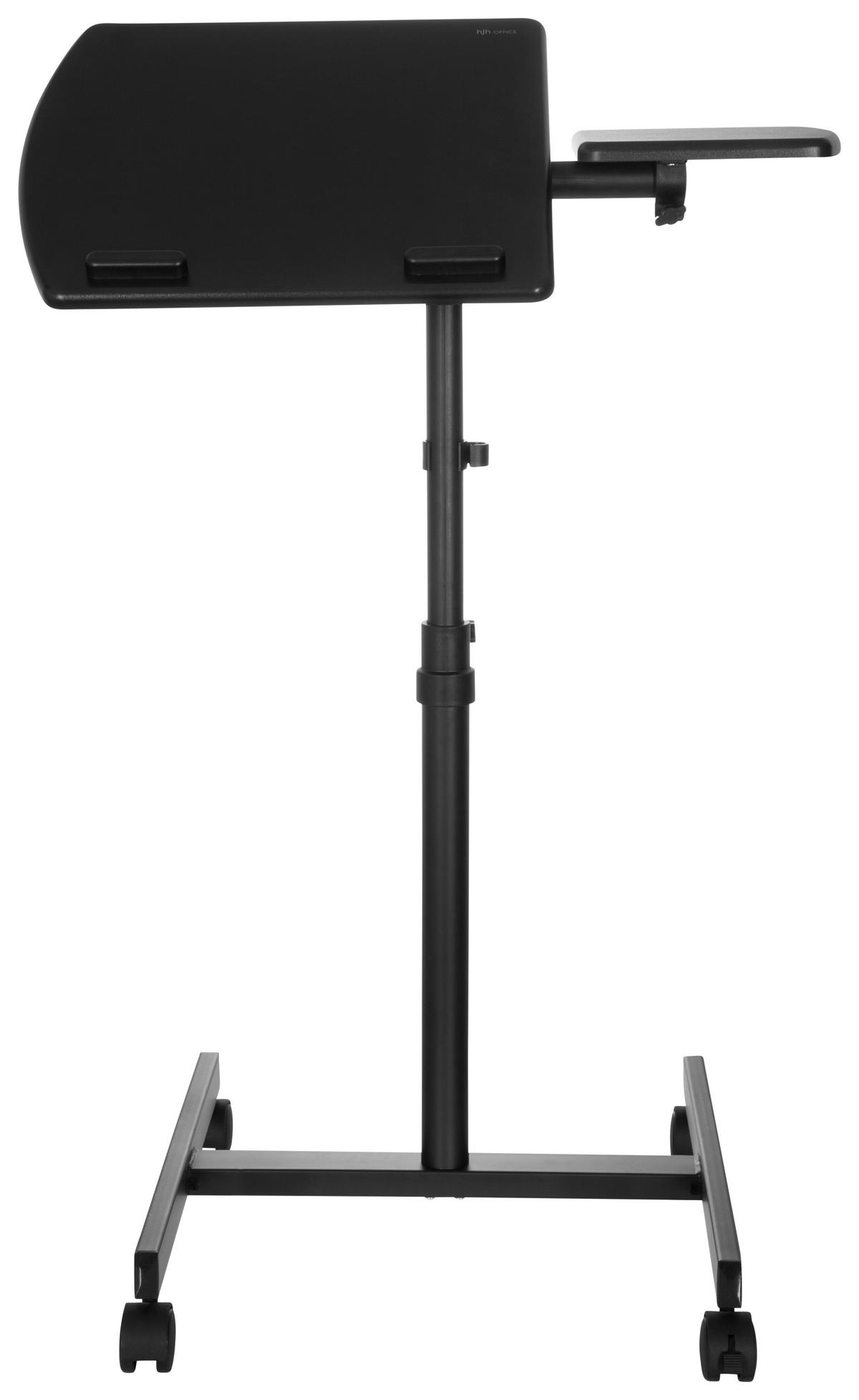 Stehschreibtisch Vm-Sl Schwarz höhenverstellbar - Schwarz, Basics, Holzwerkstoff/Kunststoff (40/44/68,5cm) - MID.YOU