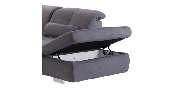 Ecksofa mit Schlaffunktion Paso, Webstoff - Grau, MODERN, Textil (315/260cm) - Luca Bessoni