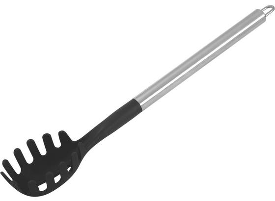 Lžíce Na Špagety Luca - černá/barvy nerez oceli, kov/umělá hmota (34cm) - Mömax modern living Lžíce Na Špagety Luca - černá/barvy nerez oceli, kov/umělá hmota (34cm) - Mömax modern living