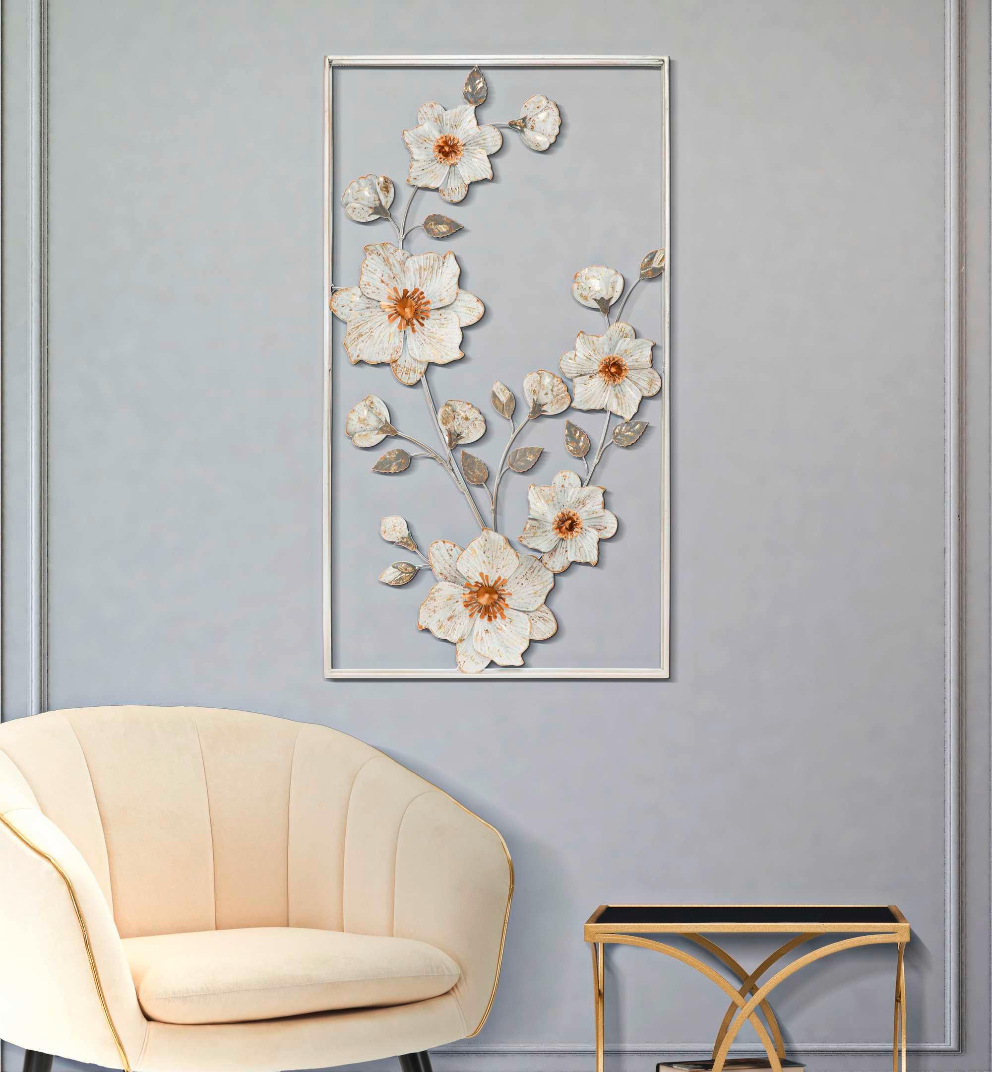 Wanddeko Flix Multicolor B: 90 cm - Multicolor, Basics, Metall (90/50/5cm)