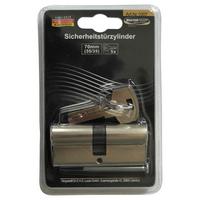 Schließzylinder für Türen Afonso Mit 5 Schlüsseln - Silberfarben, Basics, Metall (7cm)