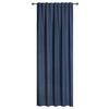 Vorhang mit Band Ohio 140x245 cm Blau - Blau, ROMANTIK / LANDHAUS, Textil (140/245cm) - James Wood