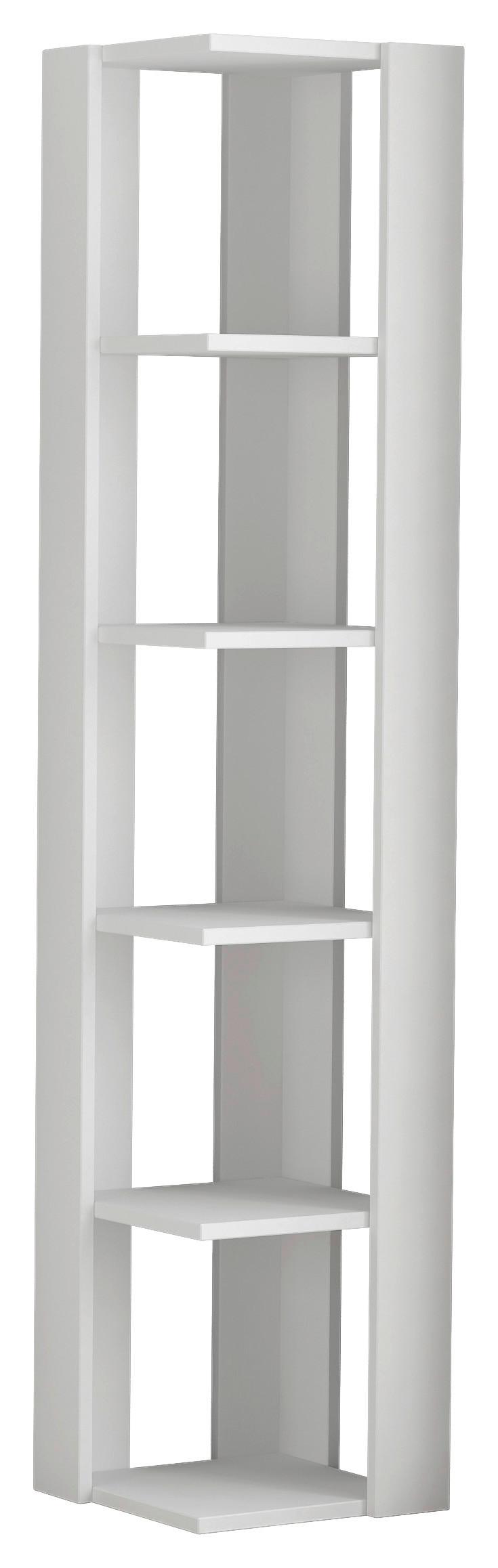 Eckregal Nati Eckregal - Weiß, Design, Holzwerkstoff (34/161/34cm) - Livetastic