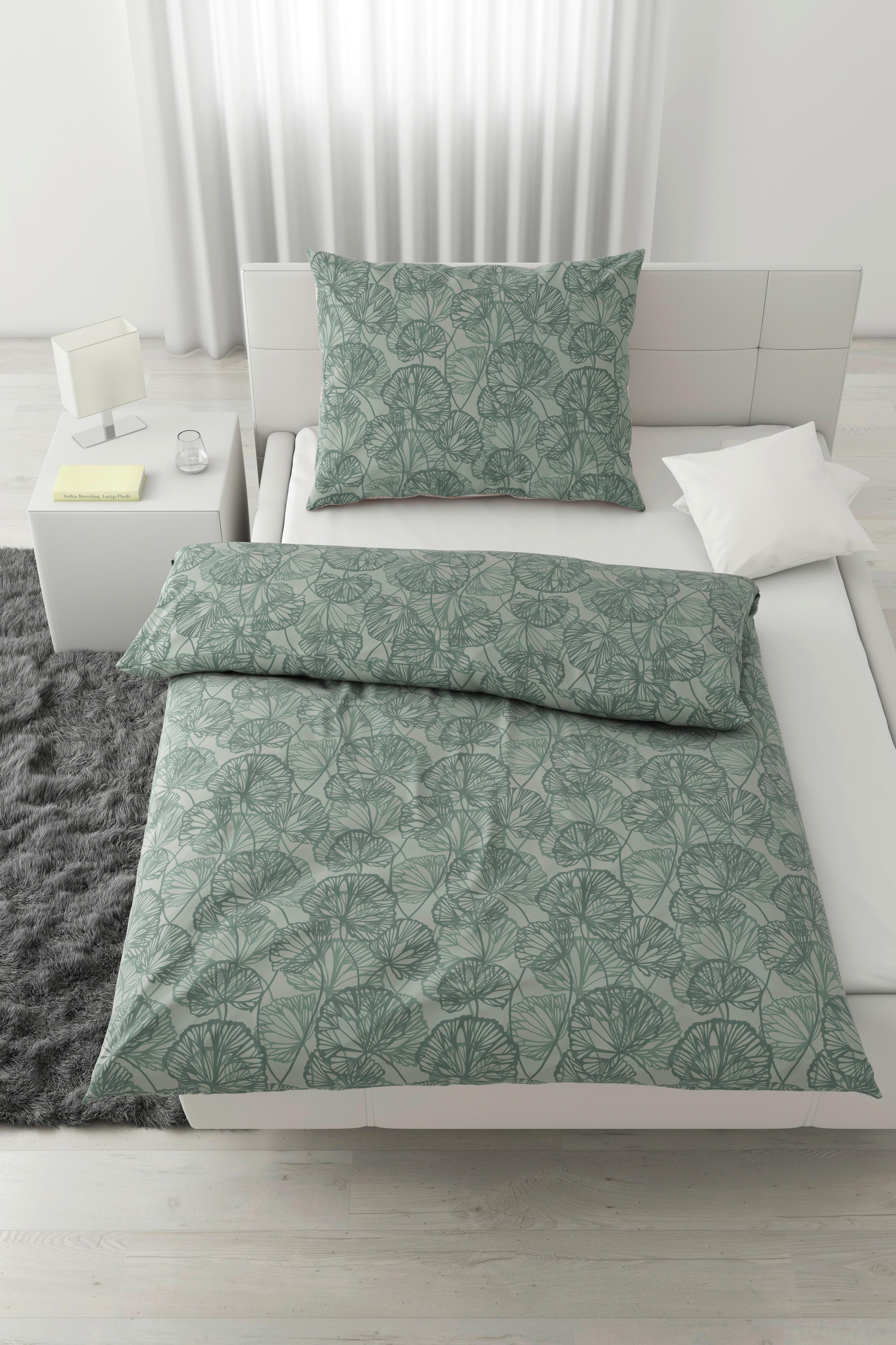Posteľná bielizeň Ethens, 70/90 140/200cm - zelená, textil (140/200cm) - Modern Living