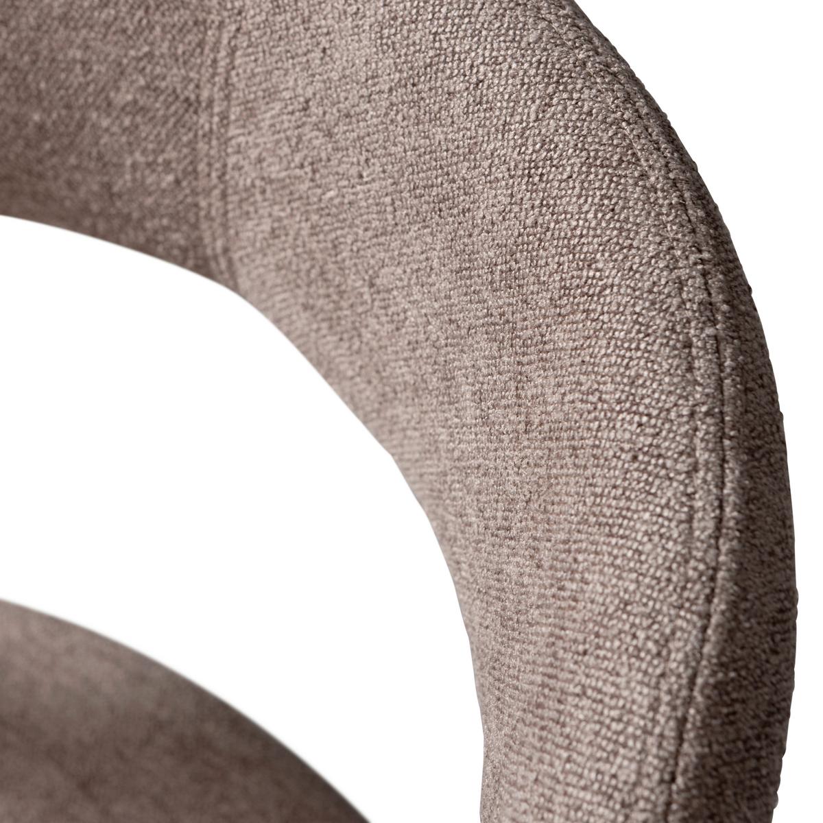 Stuhl-Set Noble Taupe B: 51cm - Taupe, MODERN, Textil (51/76/56cm) - Livetastic
