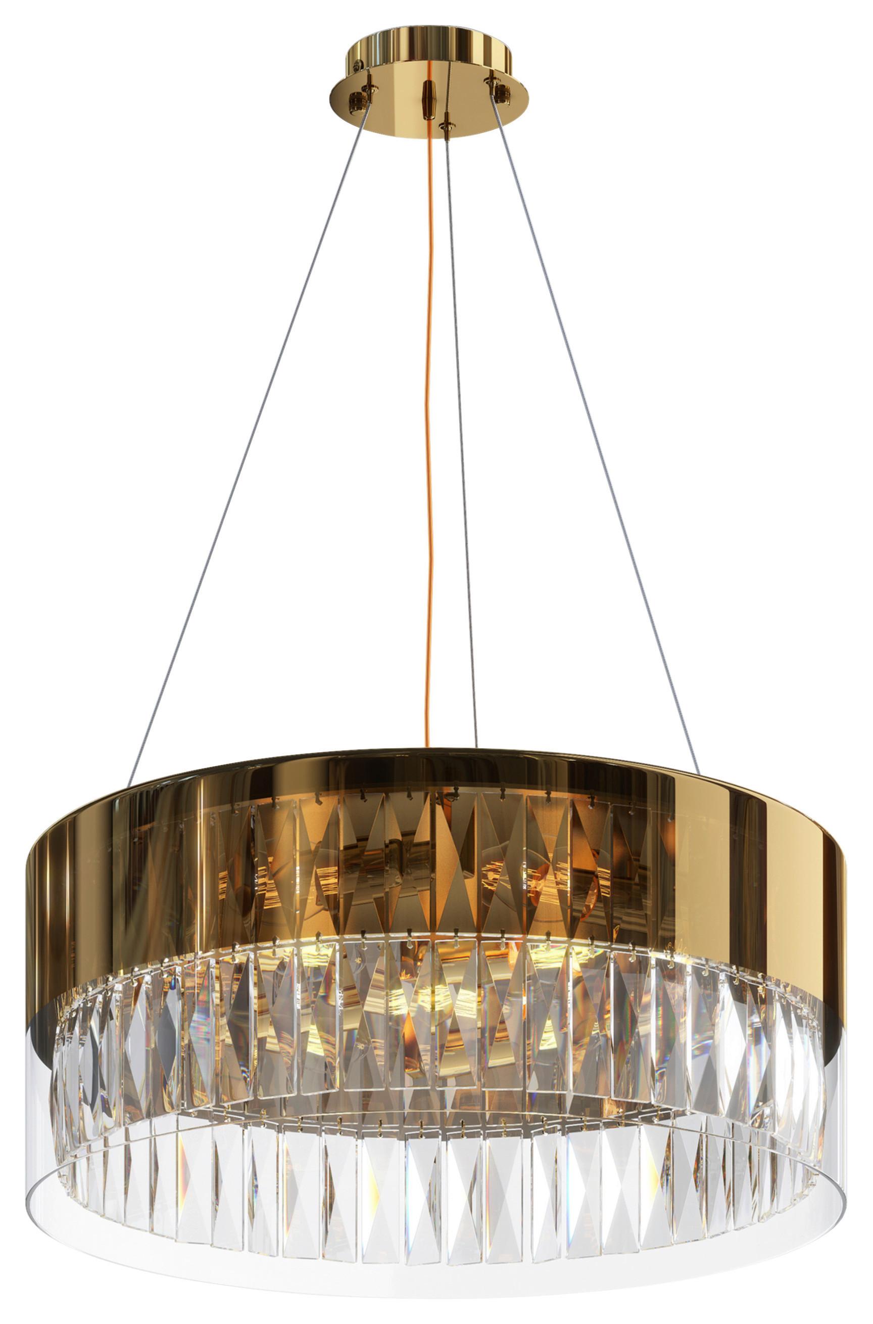 PENDELLEUCHTE WONDERLAND - Goldfarben, Basics, Glas/Metall (50/20,5/50cm) - MAYTONI