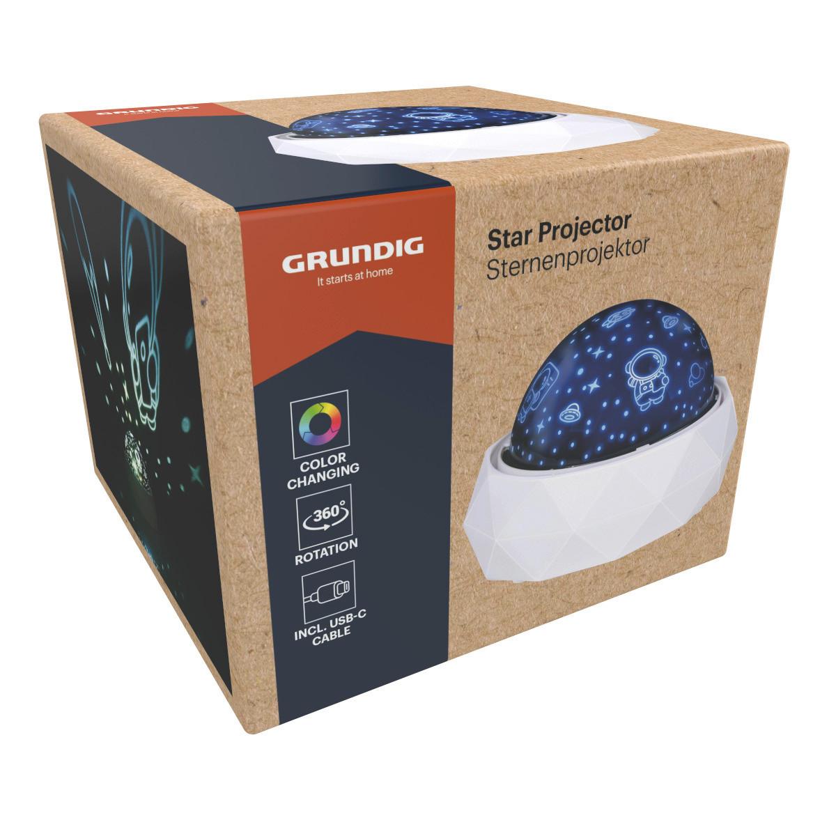 Led-dekoleuchte 33582 - Weiß, Basics, Kunststoff (11.5/11.5/9cm) - Grundig