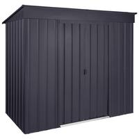 Gerätehaus ohne Boden 242x199x124 cm - Anthrazit, Basics, Metall (242/199/124cm)