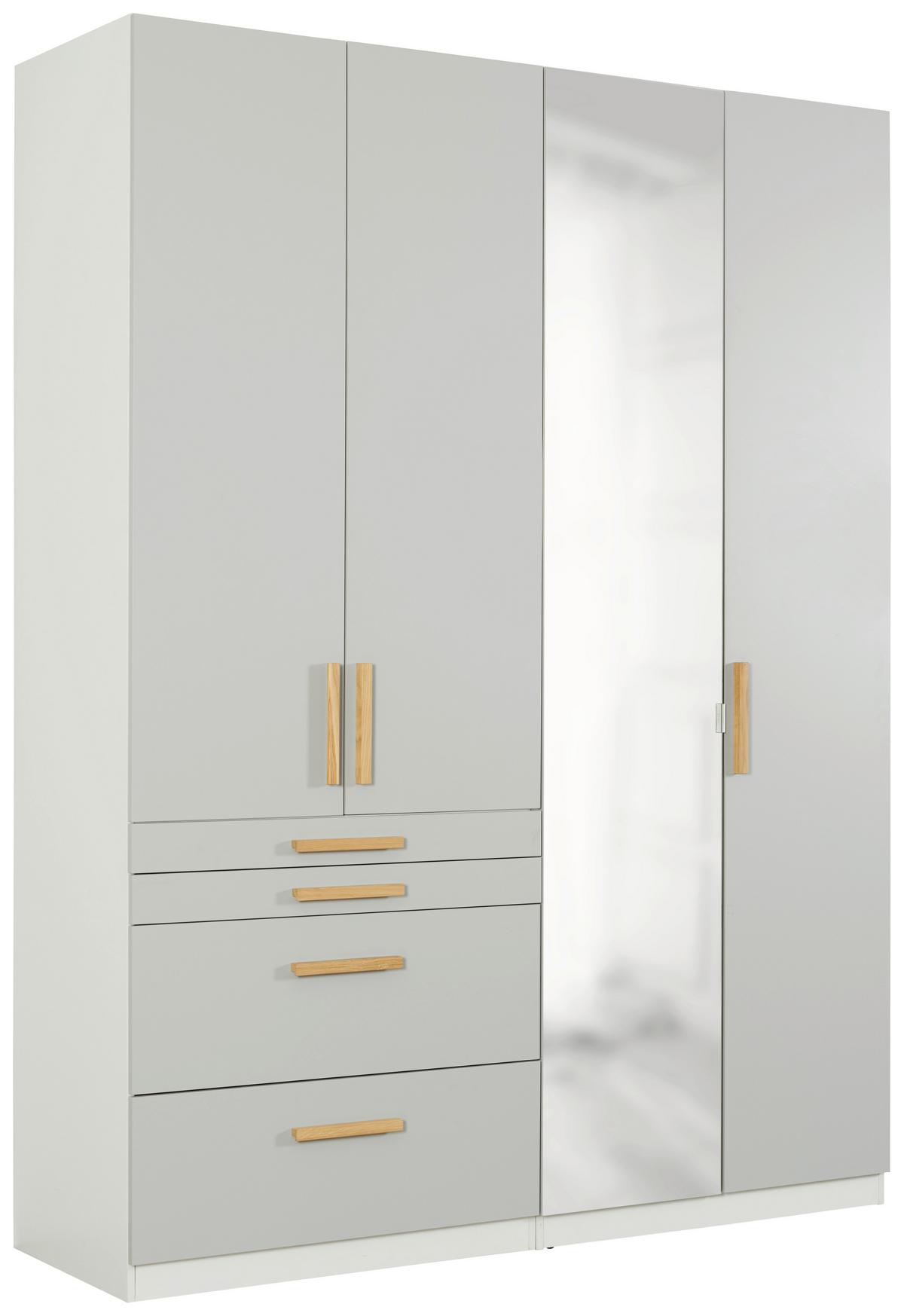 Kleiderschrank Unit 4trg, Maxihöhe - KONVENTIONELL (182,2/242,2/58,3cm) - Ondega