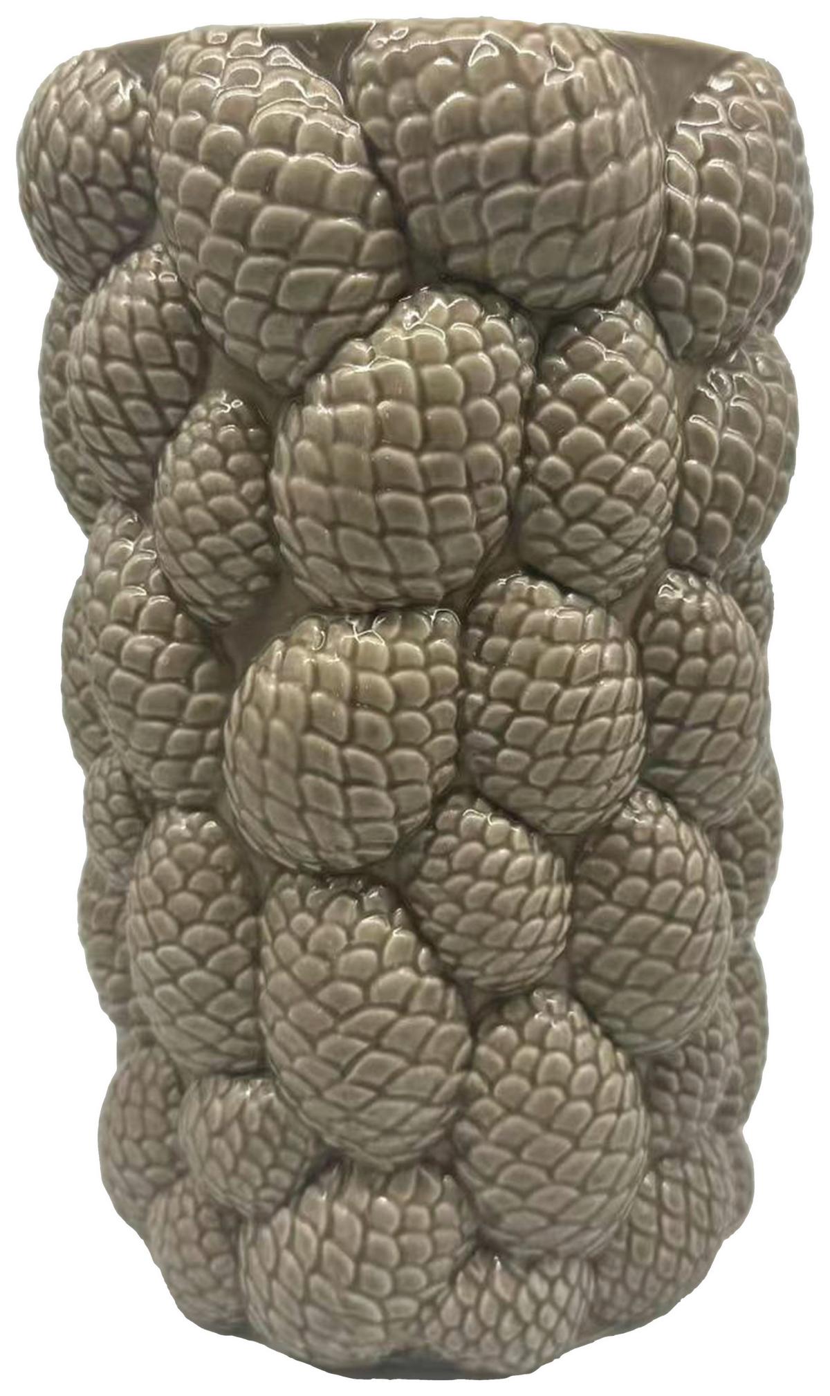 Váza PINECONE - hnědá, Konvenční, keramika (18/27,5cm) - Mömax