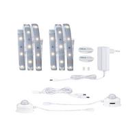 LED-Streifen kaltweiß L: 1 m 2 Stück - Silberfarben, Basics, Kunststoff (2x100,0cm) - Paulmann